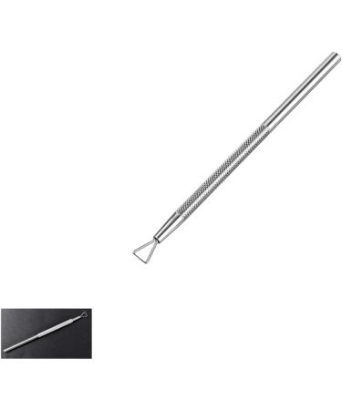 Cuticle Pusher Nail Armor Stainless Steel Triangle Cuticle Peeler Scraper Remove Gel Nail Polish Nail Art Manicure Remover Tool Nail armor - Buy Online on GoSupps.com