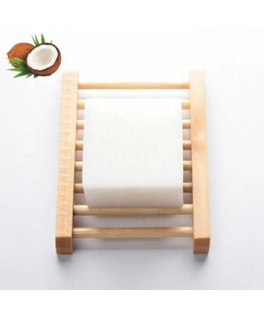 Organic Coconut Milk Essential Oil Soap - Nourishing Bar Soap for Face & Body (3.53 oz) - International Shipping Available - Buy Online on GoSupps.com