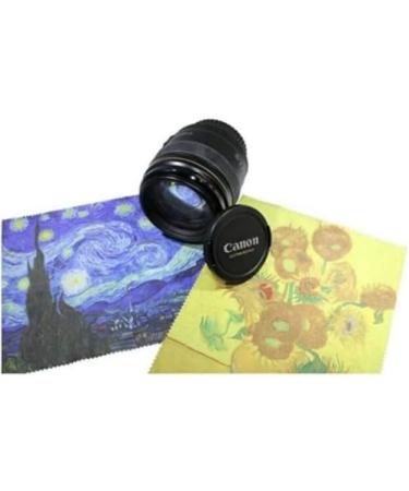 Premium Vincent Van Gogh Art Microfiber Cleaning Cloth 5 Pack - 6x7 Inch Eyeglass Phone & Camera Lens Cleaner - Buy Online on GoSupps.com