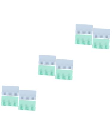 Hemoblo 12 DOK Wall holder for charging mobile phone hooks for hanging on the wall cell phone charging bracket wall telephone holder Telephone holder at night charging station pp no punch 12x7x1.3cmx3PCs as shown x 3 pieces