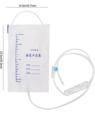 20 Disposable Enema Bags - 1000ml Colonic Irrigation & Detox for Home & Hospital Use - Buy Online on GoSupps.com