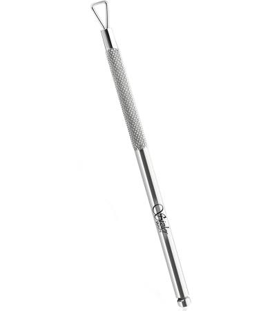 Triangle Cuticle Pusher Metal Scraper & UV Gel Nail Polish Remover Tool By Sizler Beauty - Nail Polish Cleaner Tool - Stainless Steel Manicure Sticks for Removing Gel Nail Polish Peeler Art Remover