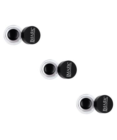 Balacoo 3pcs Cream Eyeliner Waterproof Eyeliner Pencil Gel Eyeliner Long-lasting Eyeliner Cosmetic Make up 1 count (Pack of 1) Blackx3pcs