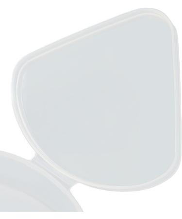 ZJchao Powder Puff Box Plastic Triangle Makeup Puff Container Transparent for Powder Rooms for Beads - Buy Online on GoSupps.com