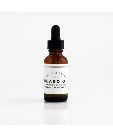 Oakmoss and Amber Beard Oil - The Ruggedly Handsome Man