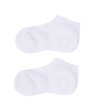 Beaupretty 1 Pair Protective Socks Feet Sock Moisturizing Stocking Moisturising Gloves Heel Socks for Dry Cracked Feet De Mujer Gel Sock Miss Elasticity White Sebs Nursing Socks 19X12cm