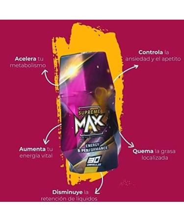 Lipoblue Supreme MAX - Suplemento Dietario 100% Natural para P rdida de Peso y Aceleraci n Metab lica - Buy Online on GoSupps.com