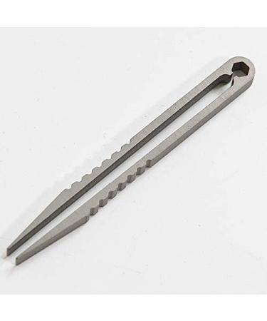 Dawafit Mini Tweezers Titanium Portable Titanium Tweezers Camping Outdoor Travel Mini Tool - Buy Online on GoSupps.com