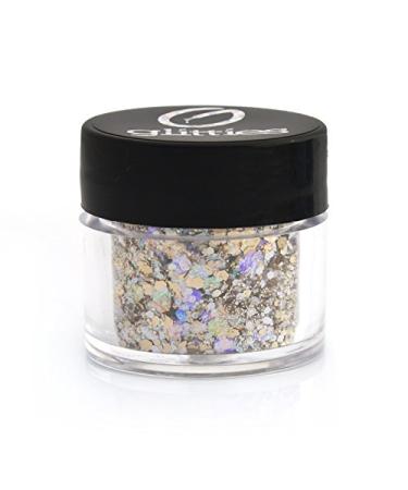 Vanilla Bean - Holographic & Matte Chunky Mixed Glitter COSMETIC GRADE Festival Body Glitter Makeup Face Hair Lips Nails - (10 Gram) 0.35 Ounce (Pack of 1) Vanilla Bean