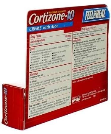 Cortizone 10 Maximum Strength 1oz Anti-Itch Cream - Pack of 1 - Buy Online on GoSupps.com