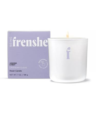 Being Frenshe Reset Candle with Essential Oils to Calm & Relax - Lavender Cloud - 7oz