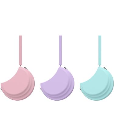 Mialle Silicone Retainer Case - Thin Dental Braces Holder & Aligner Storage Solution - Purple Mouth Protection with Handle & Cleaning Tape - Buy Online on GoSupps.com