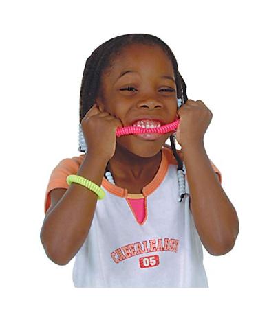 Abilitations Chewlery Chewable Necklace and Bracelet  Orange  Set of 2 - Buy Online on GoSupps.com