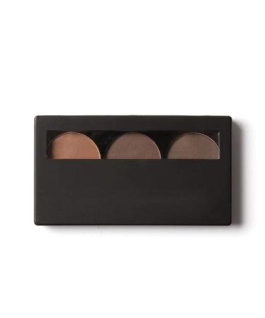 Durable Eyebrow Powder - Waterproof & Weld-Resistant Eye Cosmetic | 3 Colors with Brushes for Travel or Party - Buy Online on GoSupps.com