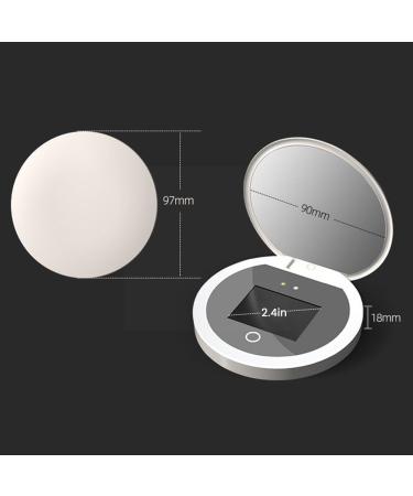 Scalewbin Smart UV Sunscreen Test Camera Makeup Mirror with LED Portable Rechargeable Mirror Beauty Sunscreen Detection Makeup - Buy Online on GoSupps.com