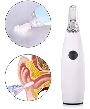 Bozzle Nozzle Ear Wax Cleaner Electric Tool | Painless & Cordless | 4 Silicone Nozzle Heads | Safe for Babies & Adults - Blue - Buy Online on GoSupps.com