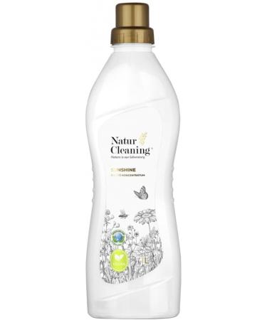 Nature Cleaning Sunshine Fabric Softener 1L | Hypoallergenic Vegan & Bio | Sensitive Skin | European Brand - Buy Online on GoSupps.com