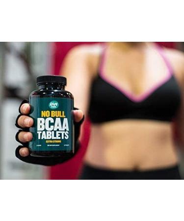 BCAA Tablets 1000mg - 120 Pills, 2:1:1 Ratio, Non-GMO - Raw Barrel - Buy Online on GoSupps.com