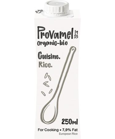 Provamel Organic-Bio Rice Cuisine Cooking Cream Organic Rice Product for Cooking Vegan UHT 250ml