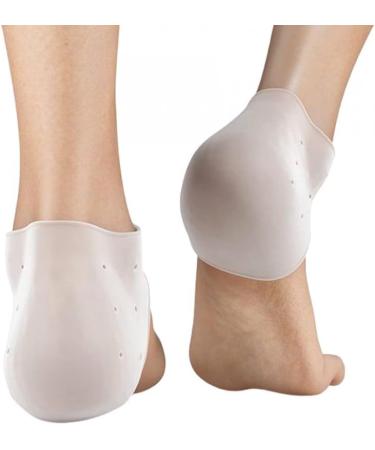 Footcare Gel Heel Protectors - Set of 2 for Heel Pain & Cracked Heels Relief | Men s & Women s Comfort - Buy Online on GoSupps.com