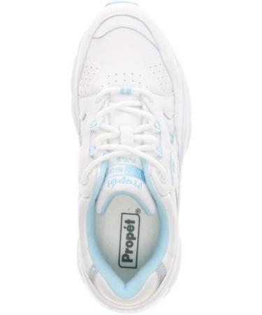 Propet Stability Walker A5500 Diabetic Shoe White/Light Blue 9.5 X (2E) - Medicare/HCPCS Code A5500 - Buy Online on GoSupps.com