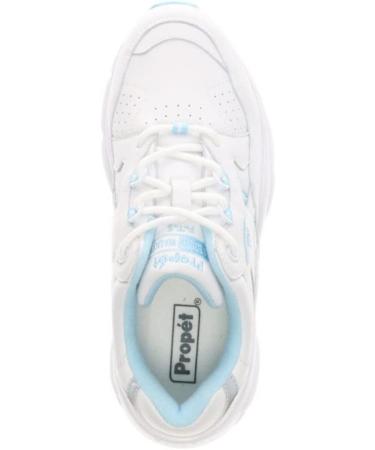 Propet Stability Walker Diabetic Shoe White/Light Blue 10.5W - Medicare/HCPCS Code A5500 - Buy Online on GoSupps.com