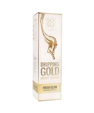 SOSU Dripping Gold Tan Removal Mousse 5 Oz - Vegan & Cruelty-Free Formula with Vitamins A & E - Gentle Tanning Remover for Flawless Skin - Buy Online on GoSupps.com