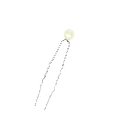 A&A Hair Accessories Hair Updo Bridal Jewelry Hairpin Pearl Cream 6 Pieces