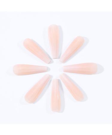 Brishow Coffin Artificial Press On Nails - Long Gradient Ballerina Acrylic - 24 Pieces for Women & Girls - Buy Online on GoSupps.com