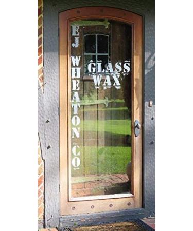 E.J. Wheaton Co. Glass Wax - Window, Mirror, and Metal Surface Polish - Chalk White Finish - Easy to Apply and Remove - Made in USA - Buy Online on GoSupps.com