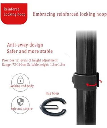 Cane Forearm Crutches 1 Pair of Ergonomic - Lightweight Arm Cuff Crutch - Adjustable Standard and Tall Adults Shock Absorber Non-Slip C (C) Lucky Star - Buy Online on GoSupps.com