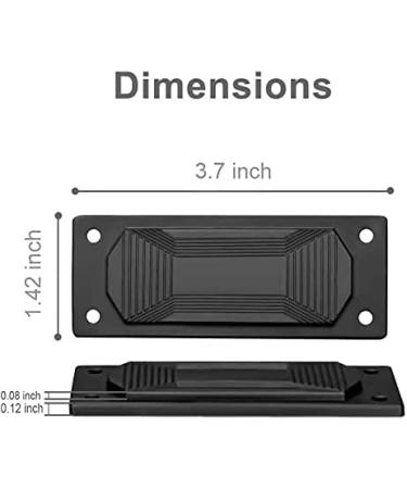 PLUSAFE Gun Magnet Mount Holder 40lbs 2-Pack - Quickdraw Holster for Pistols & Rifles - Car, Truck, Wall, Desk, Bed, Shelf, Cabinet - Rubber Coated for Scratch Prevention - Buy Online on GoSupps.com