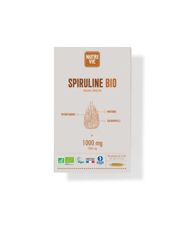 Organic Spirulina Bulbs – Vegan, Organic – NUTRIVIE – Made in France