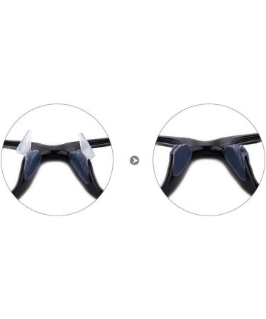 Soft Silicone Nose Pads for Eyeglasses - Non-Slip & Comfortable 4 Pairs Brown & Pink - Buy Online on GoSupps.com
