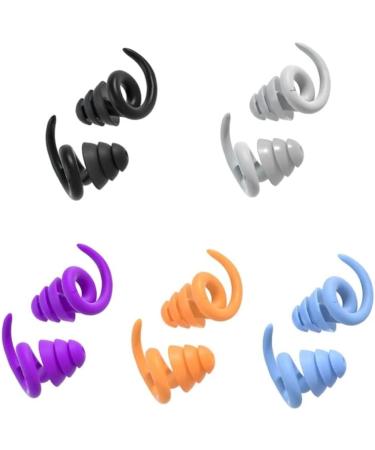 Swimmer Ear Plugs Silicone Ear Plugs Ear Protector Ear Plugs Silicone Sponge Earplug for Sleeping Study Concert Sound Insulation Earplugs Repeatedly Use (Color : B- Gray) (Color : A White) - Buy Online on GoSupps.com