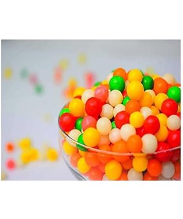 THE EDIBLES Fruit Balls Candy | Assorted Fruit Flavour Candy Balls 250 gms | Sugar Pearls_Packing May Vary - Buy Online on GoSupps.com