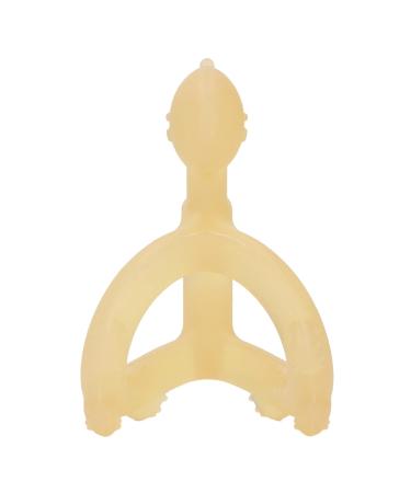 3D Dinosaur Shape Silicone Baby Teether Toy - Easy Grip, Reduce Finger Sucking - Nano Silver Pacifier Holder for Newborns - Buy Online on GoSupps.com