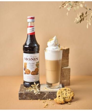 MONIN Cookie Chocolate Syrup for Coffee Cappuccino and Hot Chocolate - Natural Flavors - 70cl - Buy Online on GoSupps.com