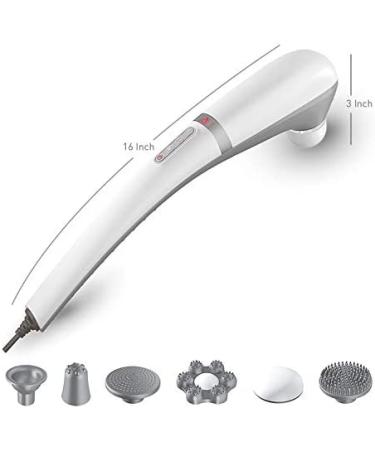 Percussion Handheld Back Massager with Heat - Deep Tissue Relief for Neck and Back - Buy Online on GoSupps.com