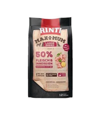 RINTI Max-i-Mum Large Breed Chicken 12 kg | Dry food for Adult Large Breed Dogs