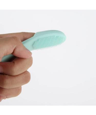 Silicone Nose Brush Face Scrubber Manual Blackhead Remover Manual Face Scrubber Exfoliator Finger Pad Nose Pore Wash Skin Care Beauty Tool 5PCS - Buy Online on GoSupps.com