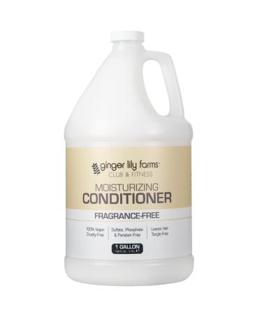 Ginger Lily Farms Club & Fitness Moisturizing Conditioner for Dry Hair 100% Vegan & Cruelty-Free Fragrance Free 1 Gallon (128 fl oz) Refill