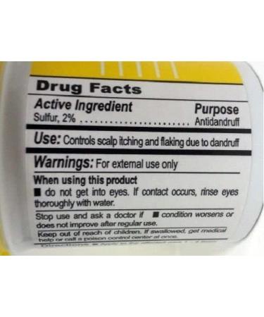 Sulfur8 Medicated Anti-Dandruff Hair Conditioner 2oz - Soothes Scalp & Controls Flakes - Buy Online on GoSupps.com