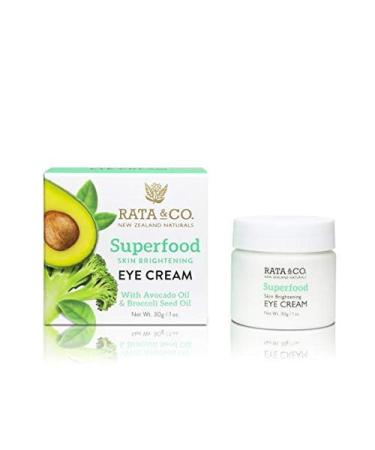 SUPERFOOD SKIN BRIGHTENING EYE CREAM WITH AVOCADO OIL & BROCCOLI SEED OIL