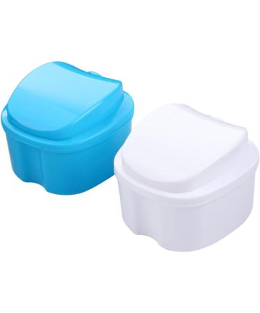 Healeved 8 STK Prosthesis Cleaning Suitcase | Durable Plastic Storage Box for Travel & Prosthetic Teeth Care - Buy Online on GoSupps.com