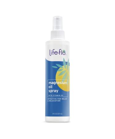 Life-flo Magnesium Oil Spray Plus Vitamin D3 8 fl oz (237 ml)