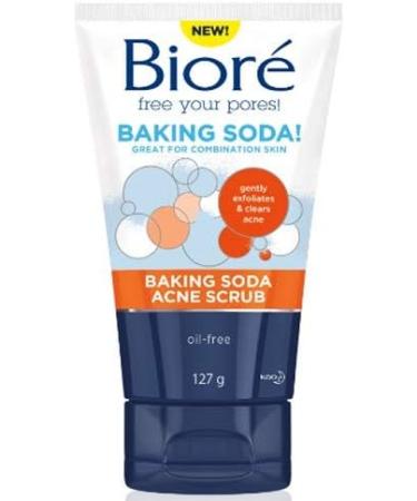 Biore Baking Soda Acne Scrub 127g - Buy Online on GoSupps.com