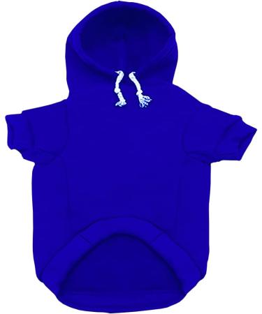 Izefia Dog Hooded Sweater - Warm Cotton Pet Jacket for Small & Medium Dogs (Blue XL) | Stylish Dog Clothing - Buy Online on GoSupps.com