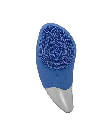 Bright Passions Facial Cleansing Brush  Silicone Electric Face Brush with 3 Function Modes  Waterproof  USB Rechargeable for All Skin Types  Gentle Exfoliating  Deep Cleansing  Massaging Tool (Blue)