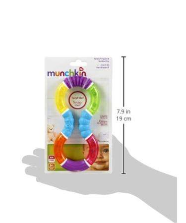 Munchkin Twisty Figure 8 Baby Teether Toy - BPA Free (6+ Months) - Buy Online on GoSupps.com